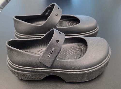 Crocs stomp mary jane black - crocs,