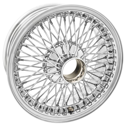 Chrome wire wheel - chrome, 15x6"