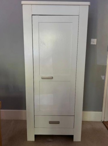 White single wardrobe - white,