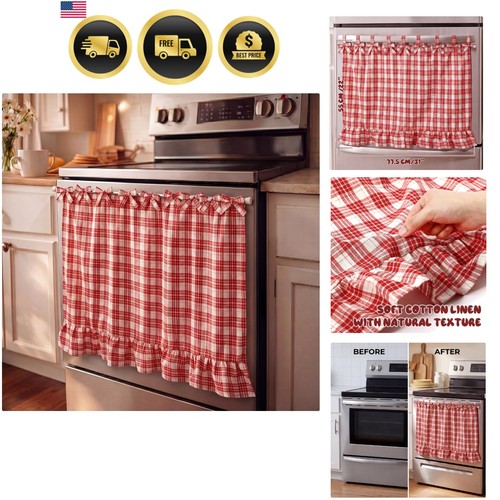Oven skirt curtain - curtain, for