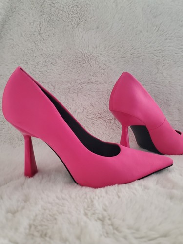 Zara fuscia hot pink satin - zara,