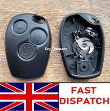 3 Button Remote Car Key Fob Case For Renault Clio Trafic Master Modus MK3 Flat