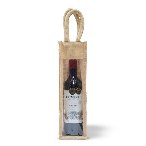 Hessian window wine bag jute - hessian,