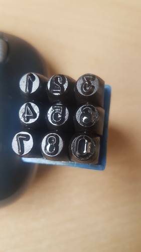 Stamps letters numbers - letters,
