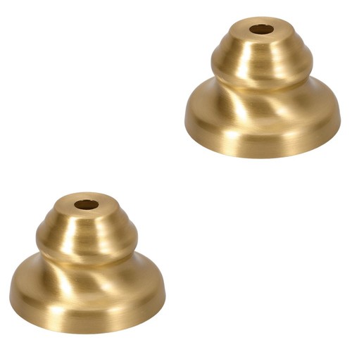 2pcs golden copper lamp finial - 2pcs,