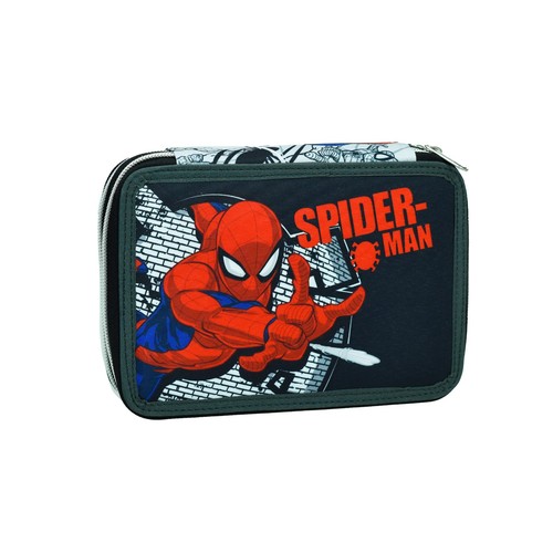 Spiderman filled pencil case - filled,