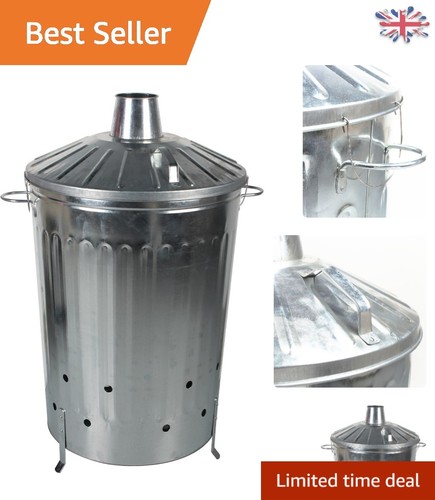Durable 125l galvanized - galvanized, fire