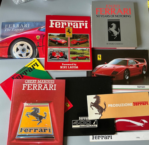 Ferrari books literature - books, &