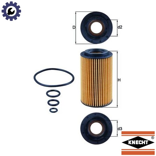 Oil filter 153 - ox, for