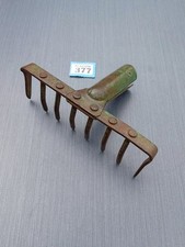 Vintage Small Rake Head Old Garden Tool ? B377 S