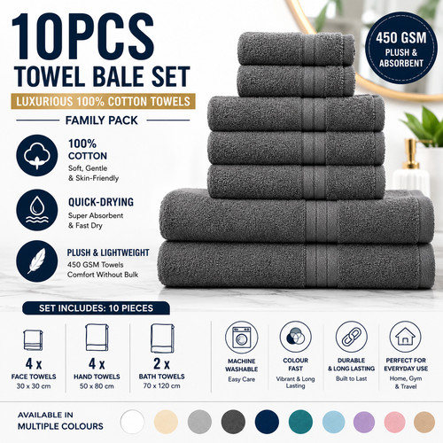 10pcs towel bale set - set, |