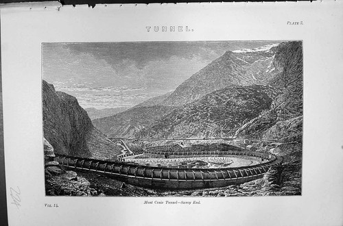 Old mont cenis tunnel - cenis, savoy
