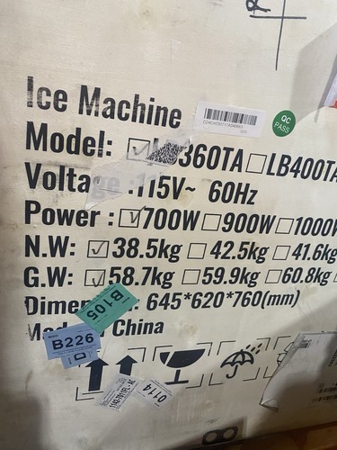 Ice machine - ice,