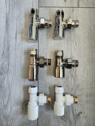 Radiator valves set with - radiator,