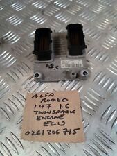 ALFA ROMEO 147 1.6 TWINSPARK PETROL ENGINE ECU 0261206715 A152 C FREE P & P