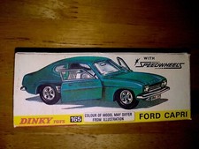 Dinky No165  Ford Capri - Replica / Repro Box