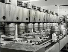 Ansells Brewery Beer kegs