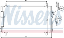 GENUINE NISSENS CONDENSER FOR