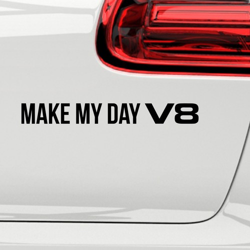 Car decal sticker make - decal, my