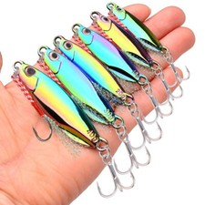 5PCS Spoon Metal Jigs Fishing