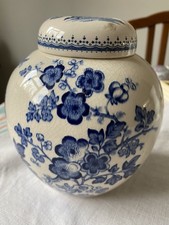 Large Masons Lidded Ginger Jar ‘Manchu’ Design