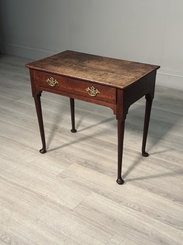 Georgian oak side table 1780 - georgian,
