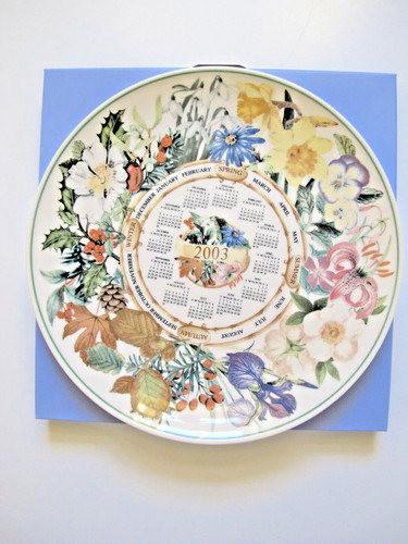 Wedgwood calendar plate - plate, 2003