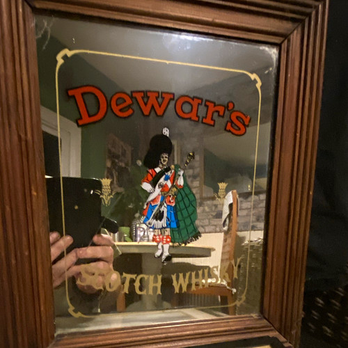 Dewar scotch whisky framed - scotch,