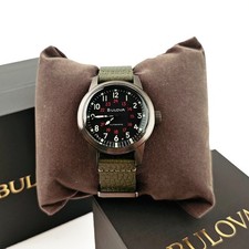 Bulova Hack 98A255 Black Dial