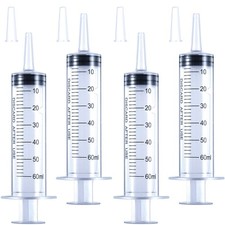 4 Pack 60mL Large Syringe for
