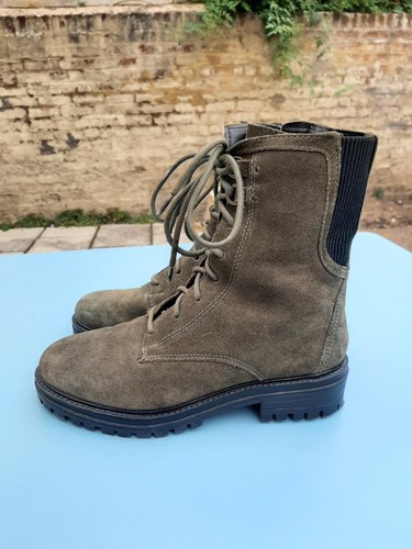 Green suede chukka - suede, high