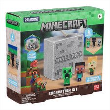 Minecraft Excavation Kit with Collectable Figures