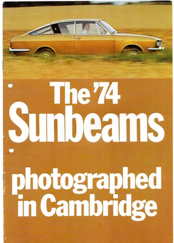 Sunbeam alpine rapier h120 - sunbeam,