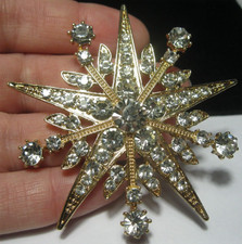 Art Deco Style Large CRYSTAL