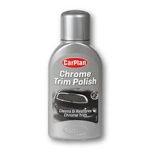 CarPlan Chrome Trim Polish Cleans Restores Rust Tarnish Remover Metal 375mL