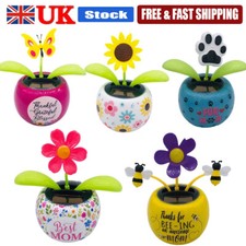 Solar flower pot - flower, dancing