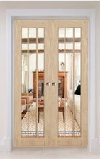 Oak langdale rebated pair - rebated,