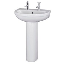 Full Pedestal Wash Basin 555mm