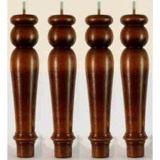 4 STRONG WOOD LEGS H=330 mm