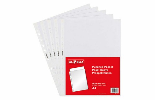 100 pcs pack transparent - a4,