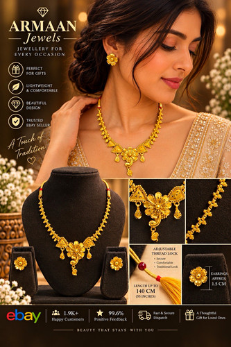 Indian gold plated floral - indian,