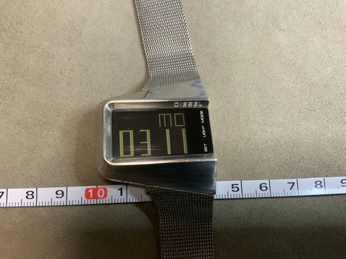 Diesel digital watch - diesel, silver