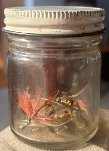 Vintage deluxe fly fishing jar - deluxe,