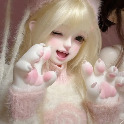 Bjd girl doll wink smile - girl,
