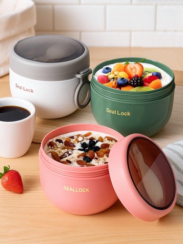 Portable oatmeal yogurt - oatmeal, cup