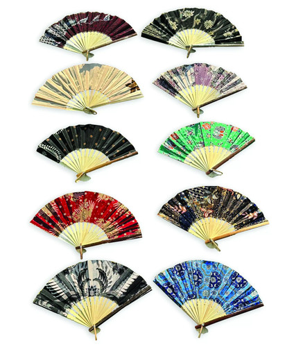 Bali batik folding - batik, fans