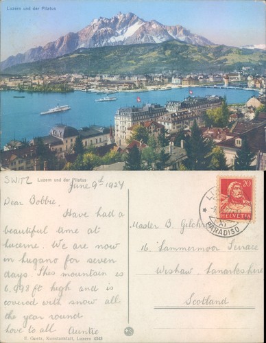 Lucerne and mount - and, e