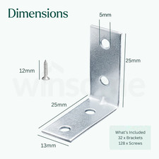 L Shape Angle Brackets for