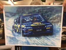 Colin McCrae Subaru Impreza WRC Monte Carlo Rally Car Print