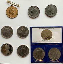 9 x ROYAL COMMEMORATIVE MEDALLIONS